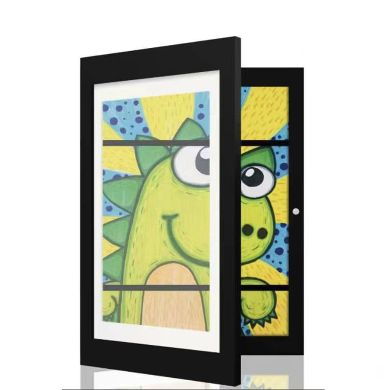 Storage KidsArtFrame Magnetic Flip Photo Frame Amazon A3A48.5x11 Children's Art Display Painting