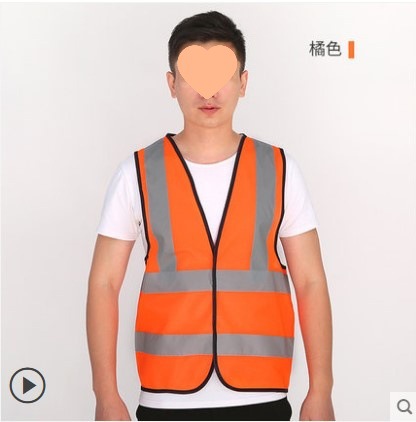 chaleco reflectante chaleco de construcción fluorescente sanitario trabajador construcción de seguridad nocturna ropa chaqueta de viaje nocturno fijo