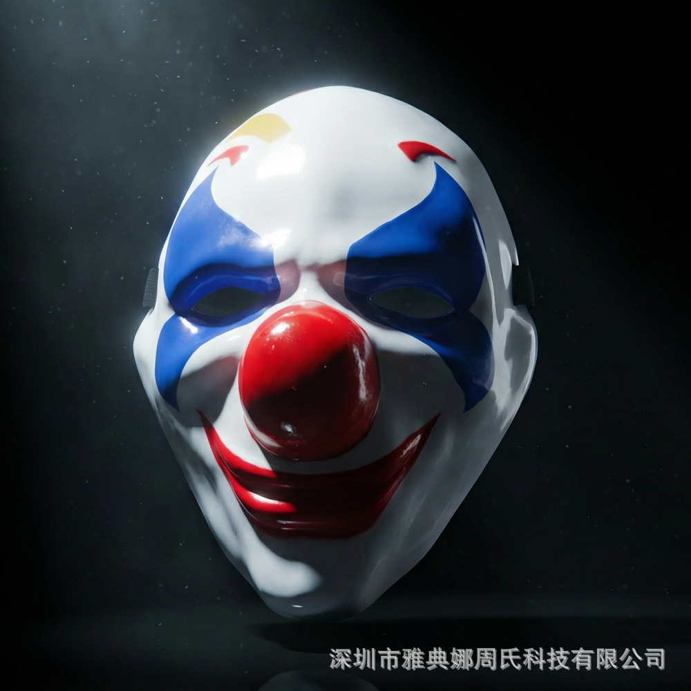 Máscaras de payaso de élite de paz grotesca Joker grotesco accesorios graciosos divertidos cos fiesta máscaras de vida image 2