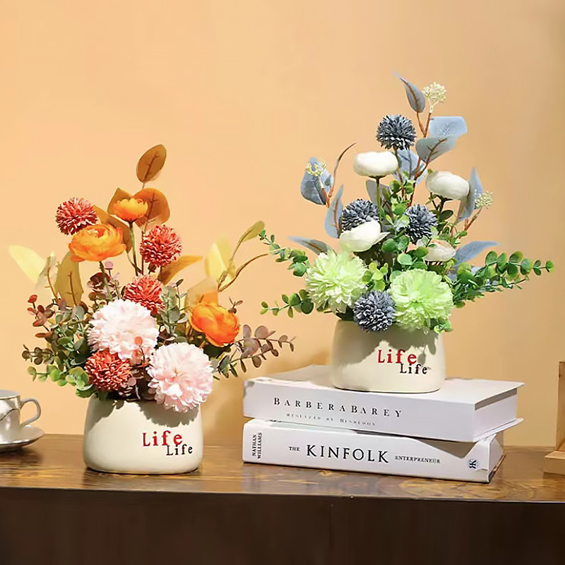 life紅果盆栽創意網紅白瓶新家禮物客廳擺件喬遷裝飾家居