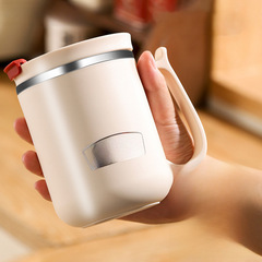 Mark Cup High Beauty Office Water Cup Cup Gift Box Simple Lid Spoon Stainless Steel Portable Coffee Cup Souvenir 