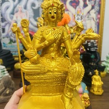 泰国特色手工艺 贴金四面摆件家居供奉佛像四面神