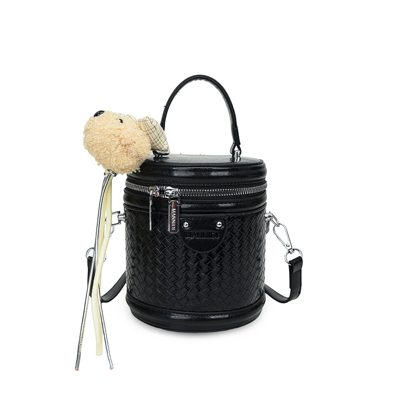 Bolsos de cubo de mano de alta sensación de tejido, bolsas de mano de mujer transfronterizas nuevas moda portátiles de lujo ligero bolsas de hombro