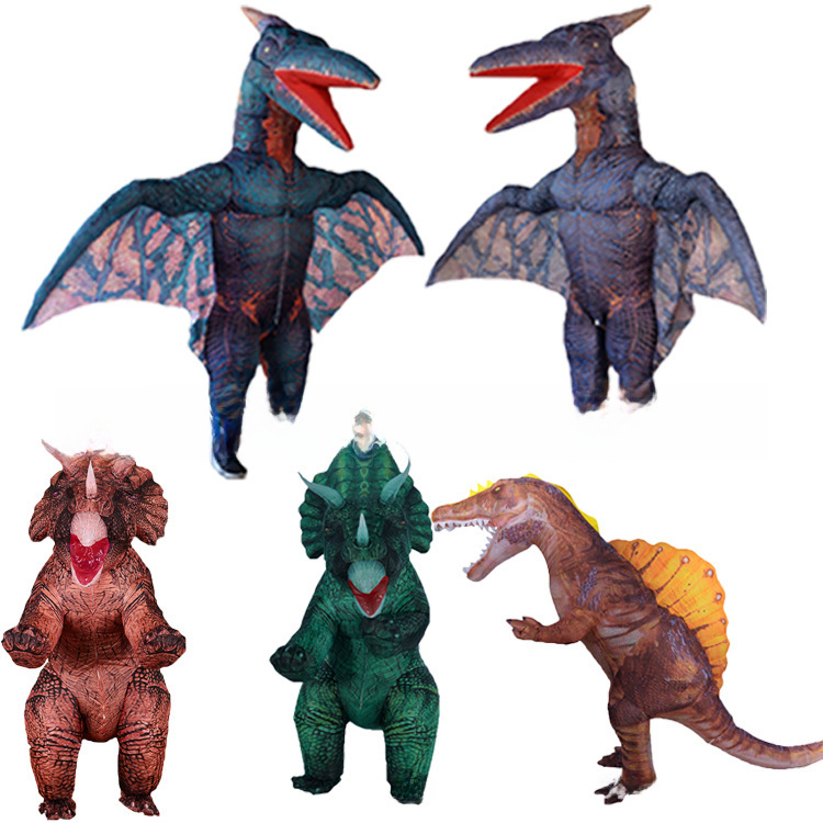 Funny inflatable dinosaur
