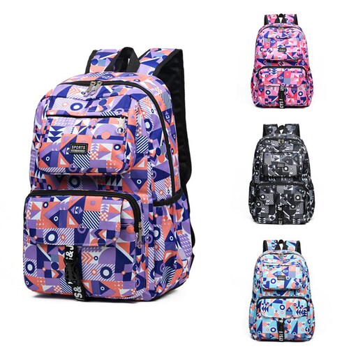 Wholesale New Backpack for Primary and High School Students, Girls, Lightweight, Pressure-Relieving, Large Capacity, Casual Double Shoulder Bag, Travel Backpack