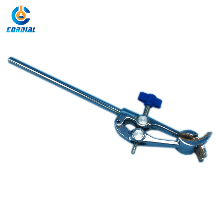 CJ200科鼎实验锌合金 欧式电镀四爪夹电镀烧瓶夹实验室用厂家直销