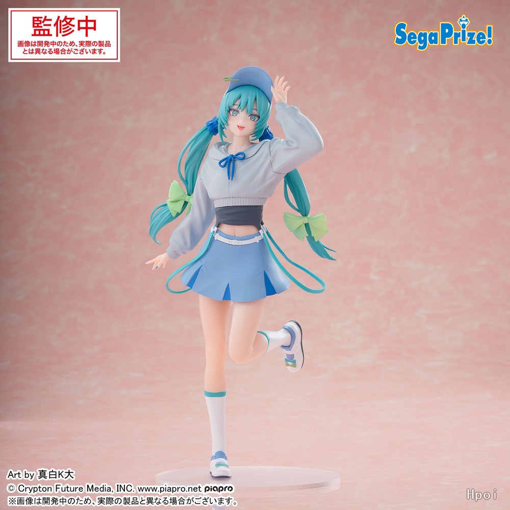 Original japonés original Hatsune Miku MIKU Hatsune Patrol hecho a mano Jingpin caja ciega adornos periféricos de animación