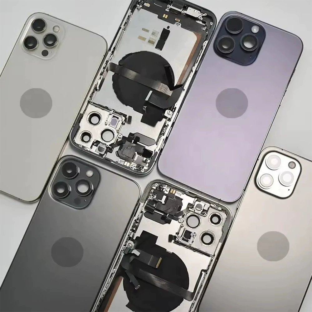 Подкладка задняя крышка совместима с новым сериями Apple 11-15 с кабелем обратной крышки, полноцветная задняя крышка сборка