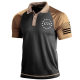 Tiktok Cross-Border Golf Polo 3D Printed Short-Sleeved Polo Shirt Men's Sports Lapel T-Shirt National Flag Clothes