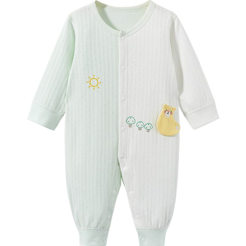Mono para bebé para primavera, otoño e invierno, ropa de dormir para recién nacidos, pelele unisex de algodón puro, ropa para bebé. image 5