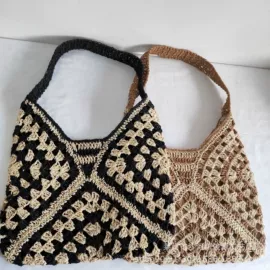 女士单肩包;草编包;女士手提包