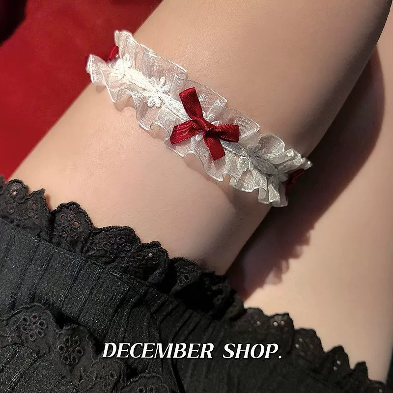 Новый стиль бант кружева Лолита Лолита бедра украшения милые девчушки ноги кольцо ноги украшения аксессуары ноги