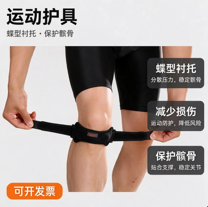 Patella Protection Belt, Sports Equipment, Sports Protective Gear, Adult Outdoor Sports, Running and Mountaineering Protective Gear, Manufacturer Wholesale