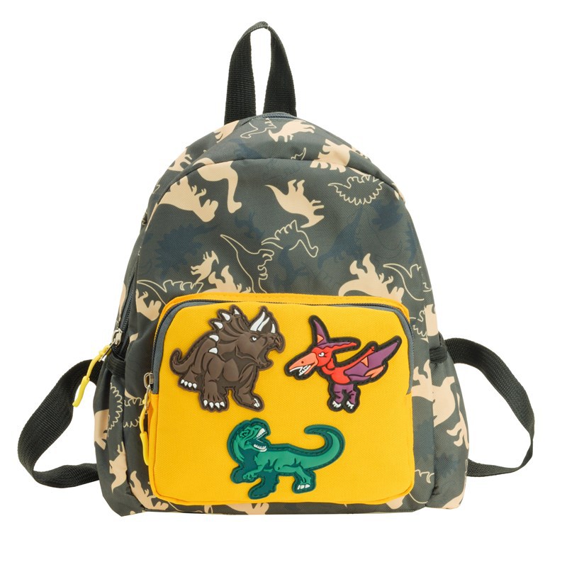 Mochila infantil de dinosaurios de dibujos animados, 2025 mochila escolar de jardín de infantes, nueva mochila de comercio exterior para niños y niñas