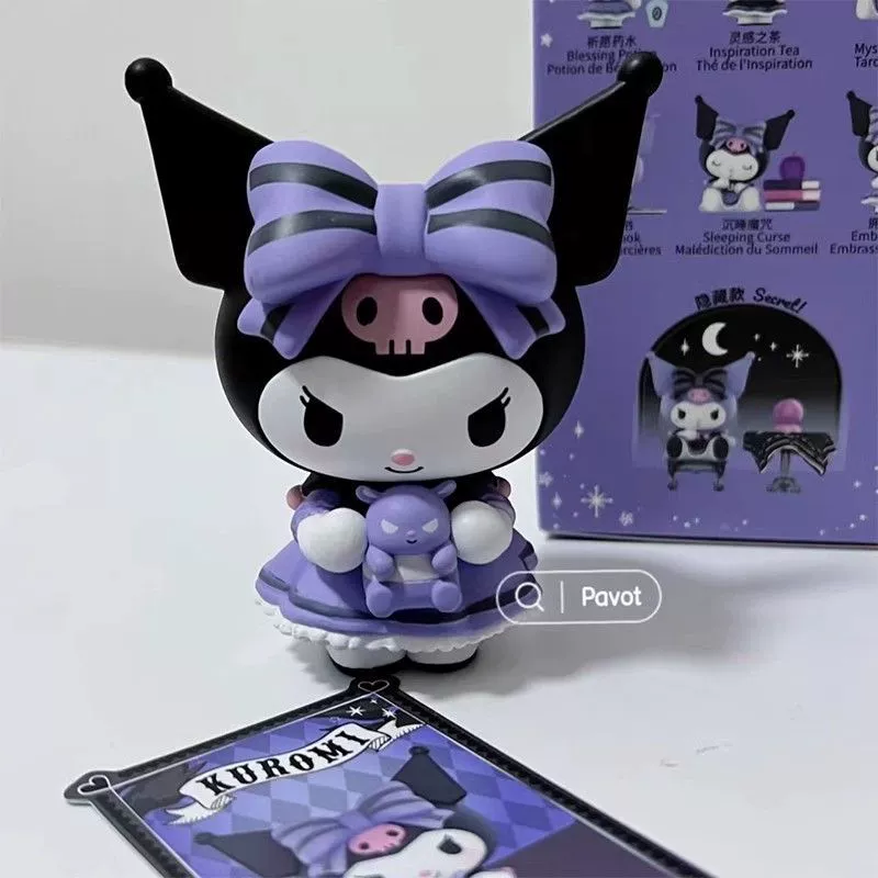 Санлоу Kuromi Lucky Series Blind Basic Blind Cross Playing Handmade Girl Birthday Gifts Car Swiping