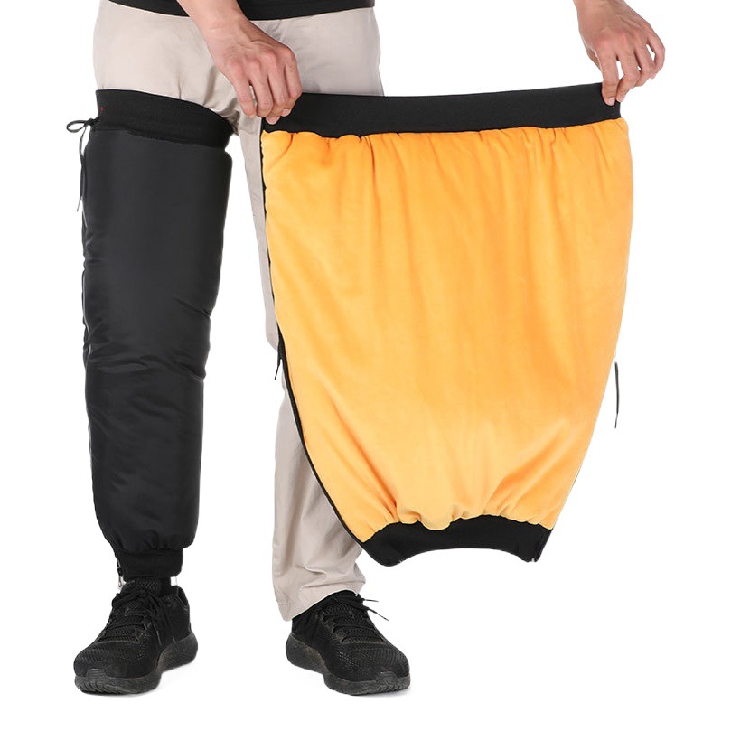 Cálido rótula coche eléctrico polainas de invierno forrado de lana engrosada batería motocicleta a prueba de viento a prueba de lluvia a prueba de frío hombres y mujeres