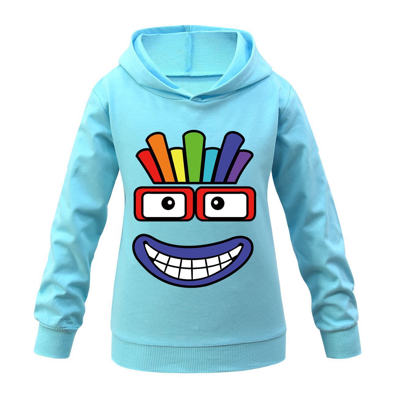 Children's Fashion Men's Women's Hoodies, Big Boy Cartoon Boys and Girls Sports Top_voghion.com