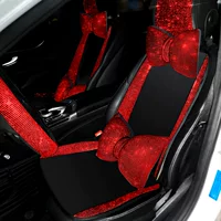 Автомобильная Подушка, маленький дышащий Летний прохладный коврик из ледяного шелка с бриллиантами, оригинальная Женская универсальная подушка Four Seasons