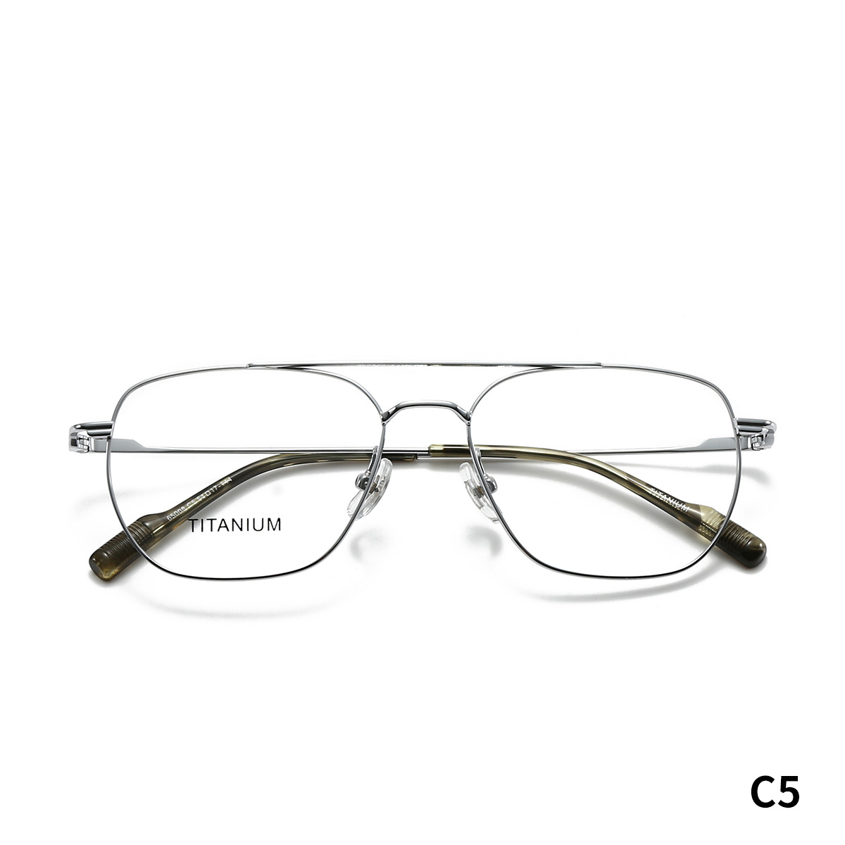 STUDIOMUKU gafas de madera cool aire abierto cuadrado marco de gafas de doble haz cómodos marco de gafas de negocios ultraligero