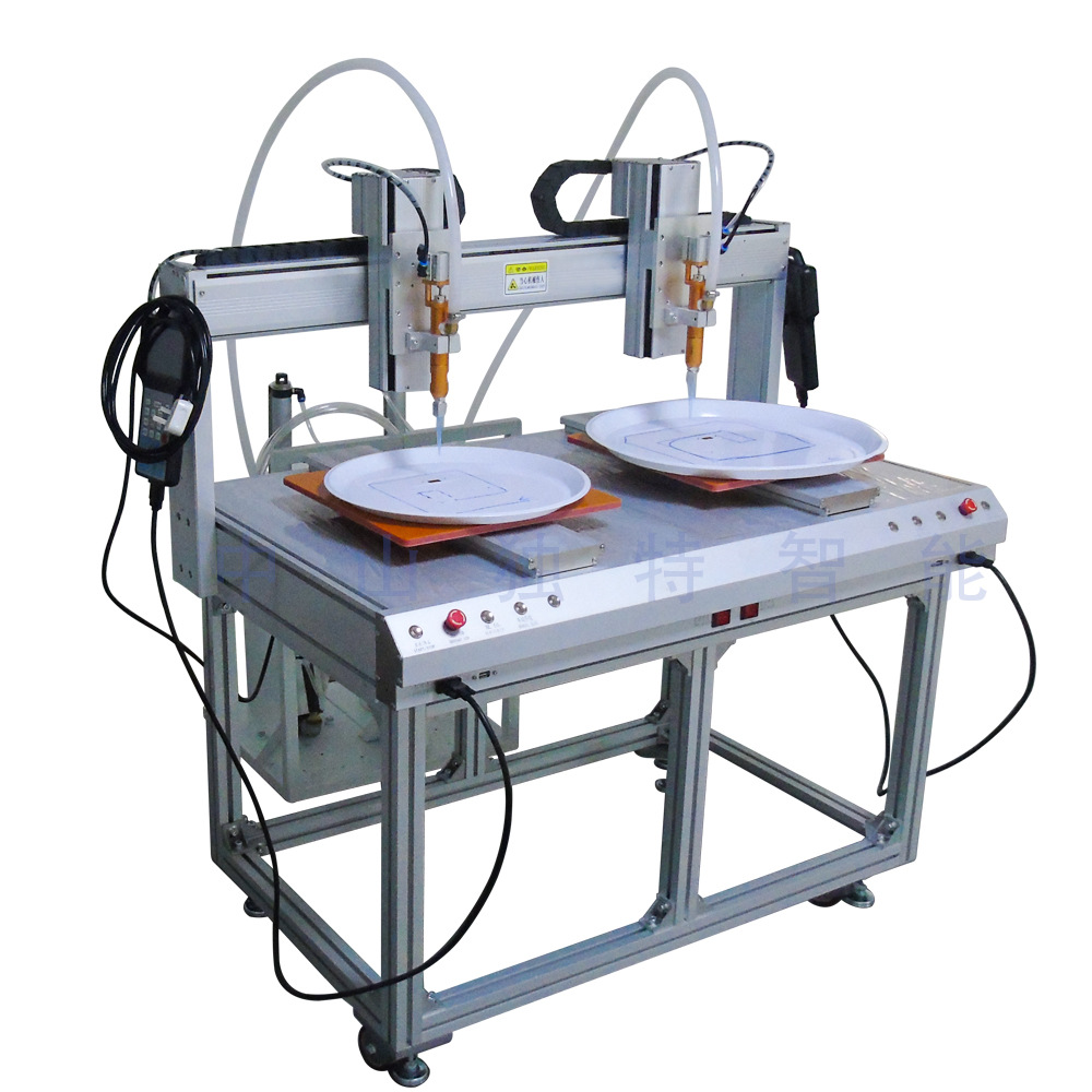 工厂直供全自动打胶机DT-656过道阳台灯吸顶灯双头双工位点胶机械