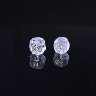 and Dropshipping, Zərgərlik ara hissələri - white-crystal-inlaid-model