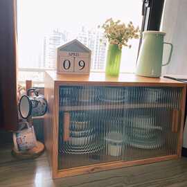 定制桌面收纳置物架杯架收纳柜餐桌台面收纳柜桌上橱柜餐边柜收纳
