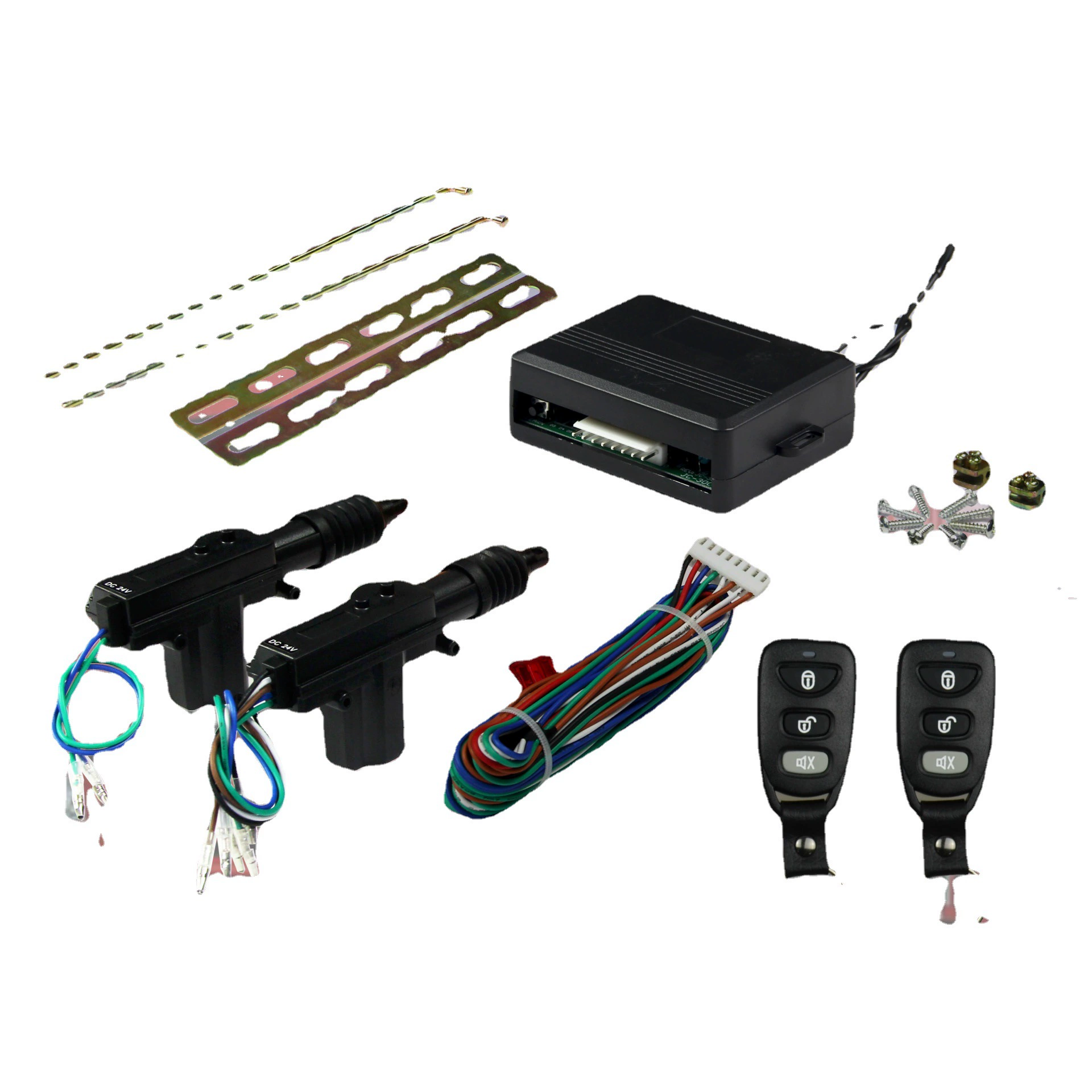 Система центрального замка с дистанционным управлением 24В для грузовиков, контроллер дистанционного запирания дверей, бесключевое управление, от производителя.