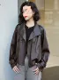 新款气质秋季立领机车服