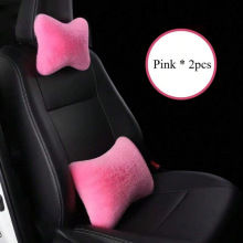 Q 12854 Plush Car Headrest ë�޳���ͷ���羳����ͨ