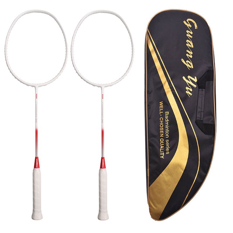 Lätt badmintonracketset i kolfiber för vuxna_voghion.com