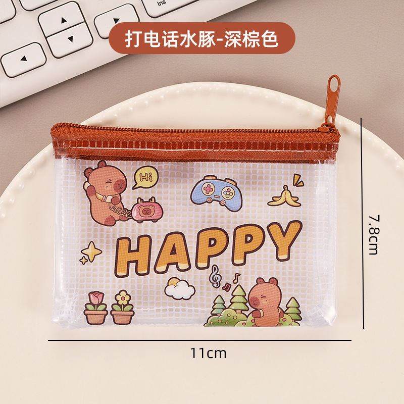 Carpincho por teléfono-marrón oscuro