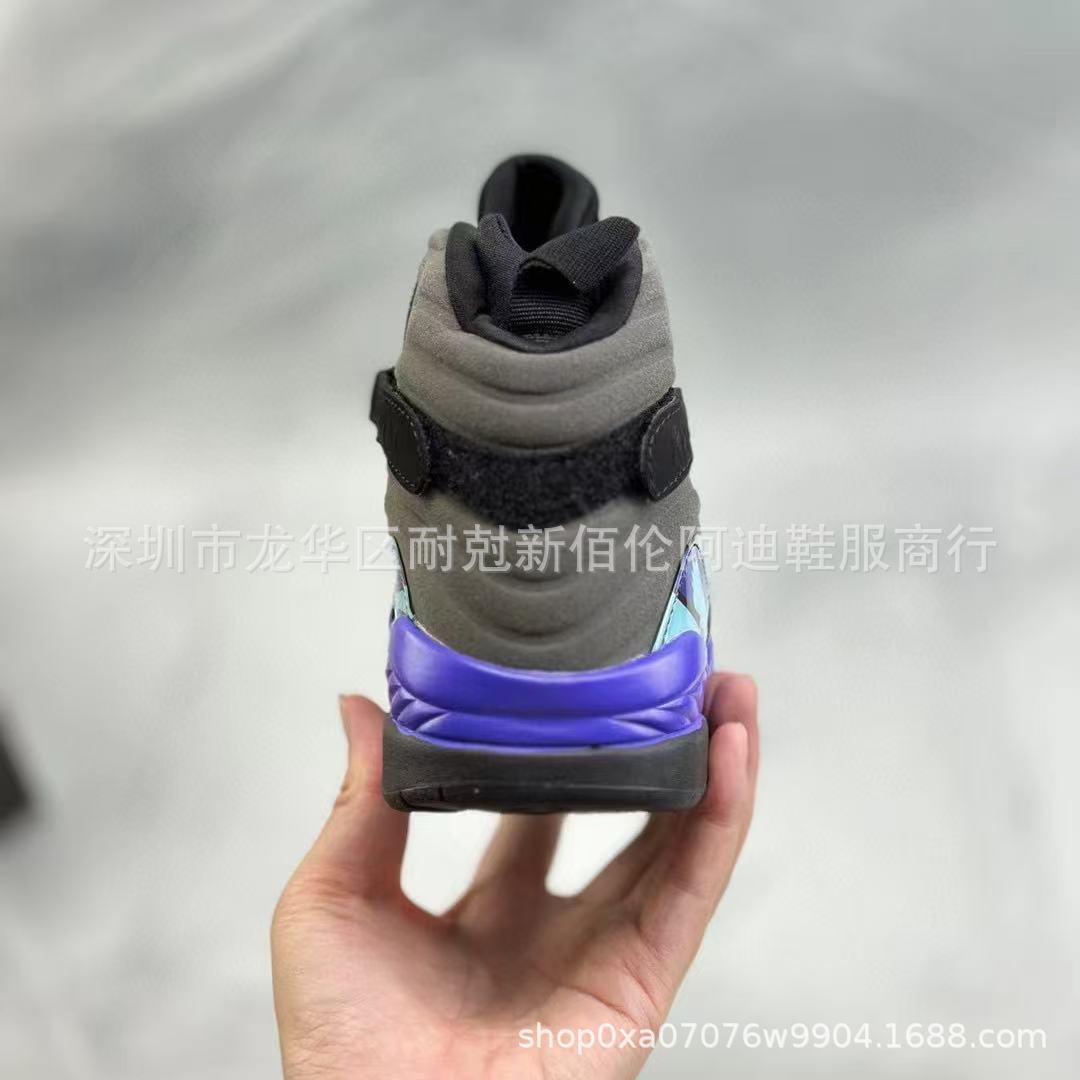 Comercio exterior transfronterizo Putian zapatos Joe8 postemporada alta aj8 negro y rojo camuflaje velcro completo zapatos de baloncesto deportivo casuales image 3