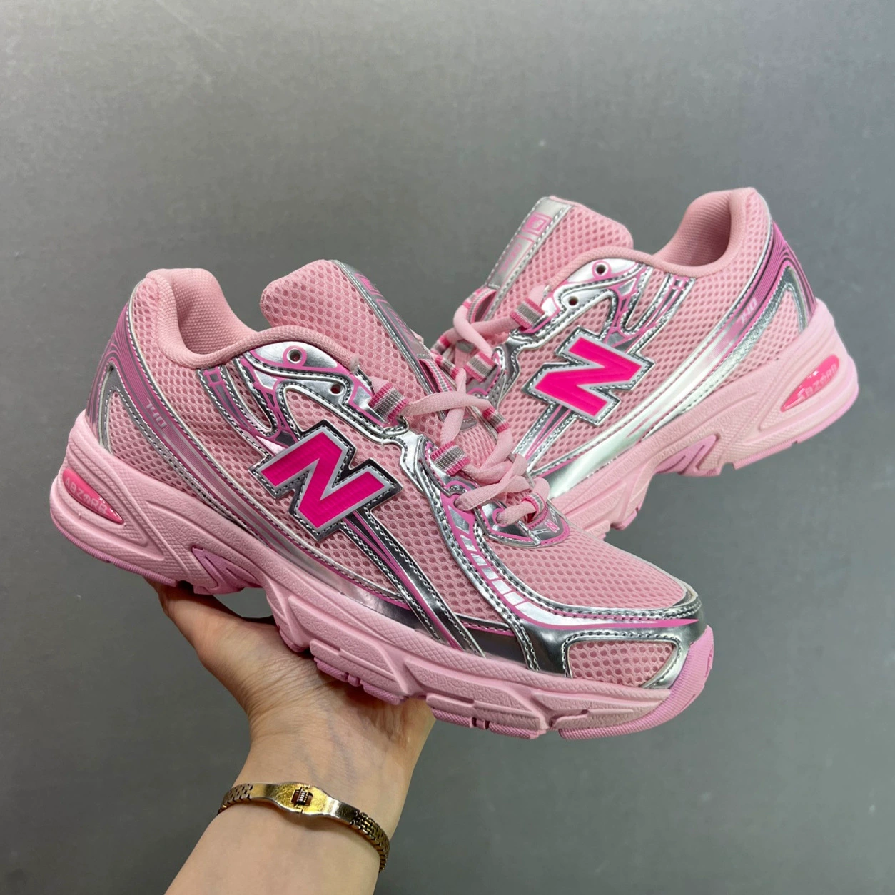 Чистые оригинальные кроссовки NB740 в стиле папы, легкие дышащие кроссовки в стиле ретро с сеткой, мужская и женская повседневная спортивная обувь