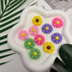 リトルデイジーひまわり diy 携帯電話ケース樹脂アクセサリークリーム接着剤子供のヘアピン靴花イヤリング手作り材料