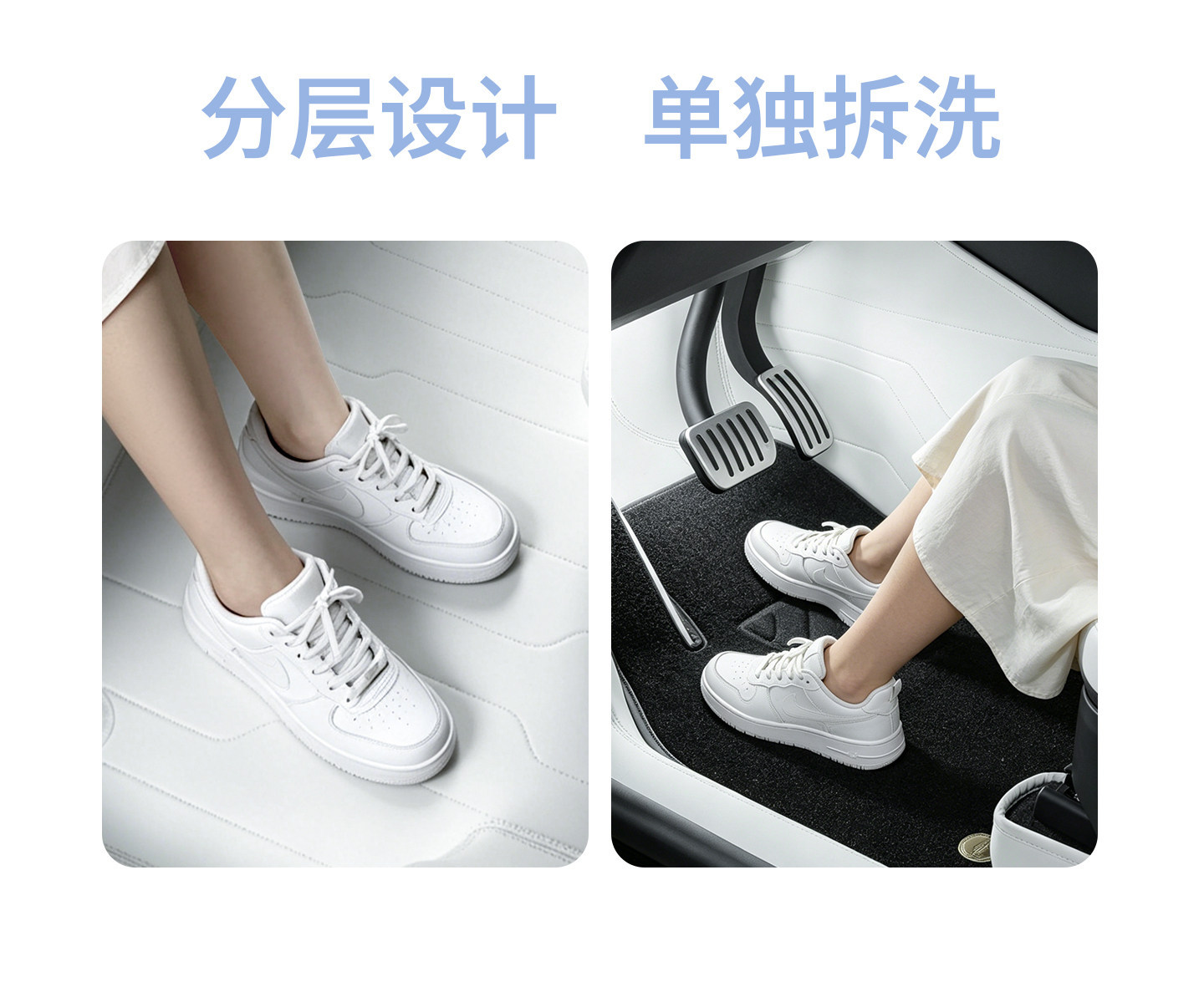 Suitable for Tesla Model Y, New Model Y, and Model 3, Full Coverage Car Floor Mats That Are Non-Destructive and Require No Disassembly