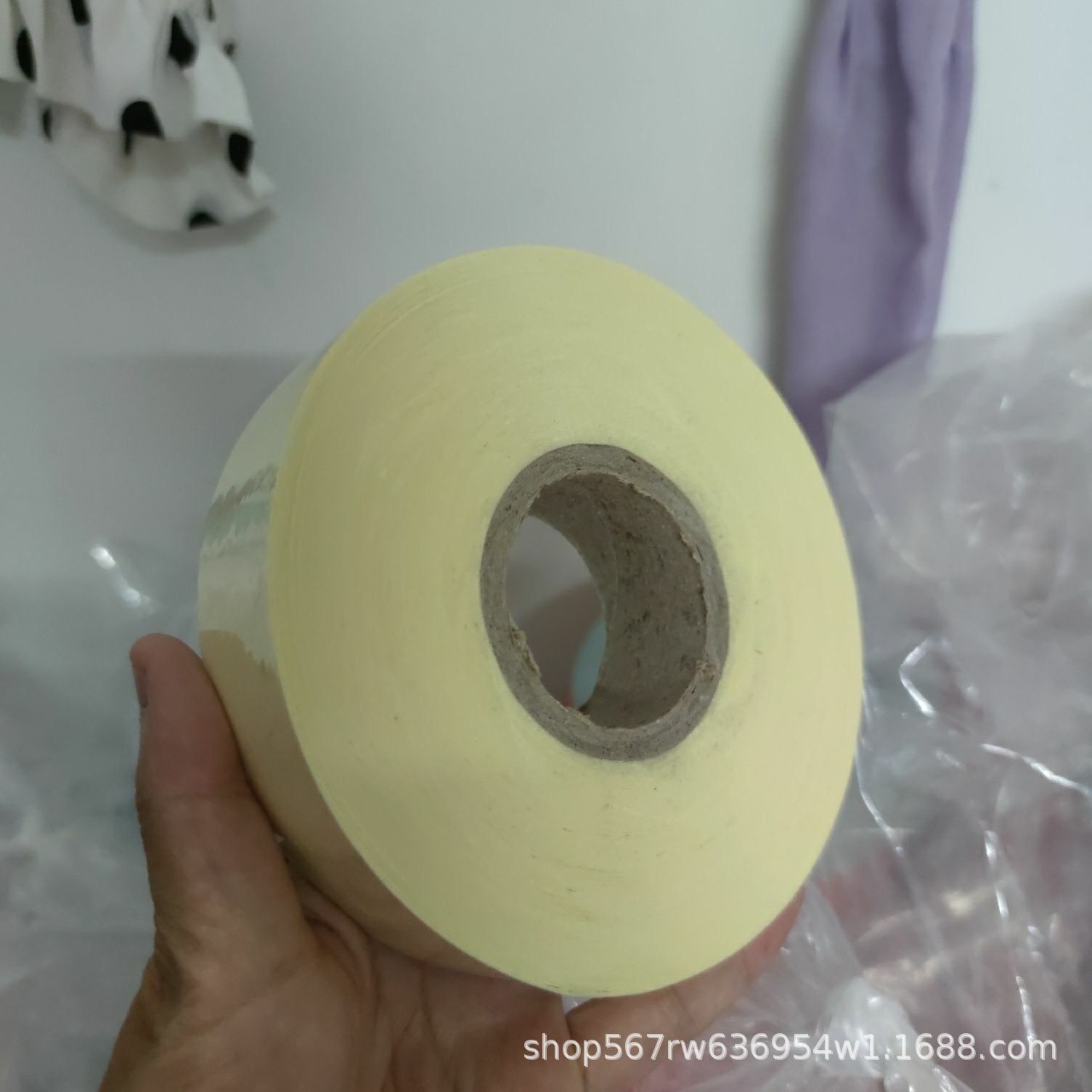 En stock venta al por mayor sarta de poliéster 3,0 cm borde tira de envoltura borde tira de tela con cortina delantal impermeable