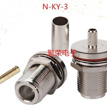 N-KY-3 N��ĸ�^ ���݃ȿ� ����ĸ��ˮȦ�|Ƭ �ɽ�50-3 RG58����