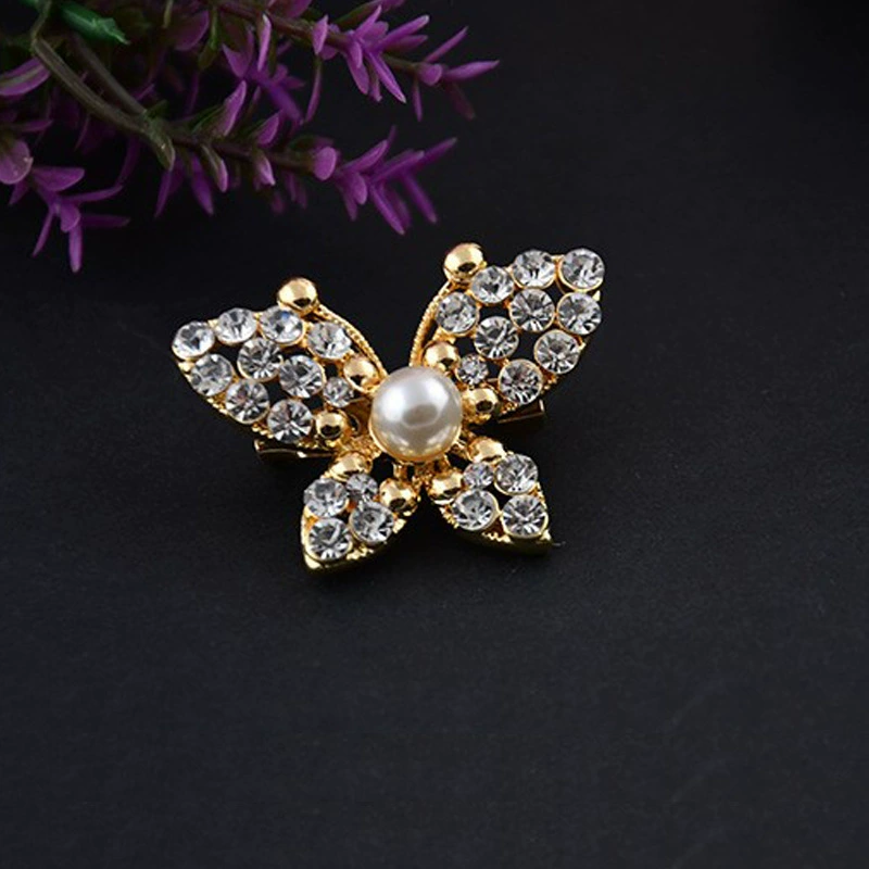 Sophisticated metal brooch, jacket from pearl lapel pin, accessory, protective underware, pin, European style