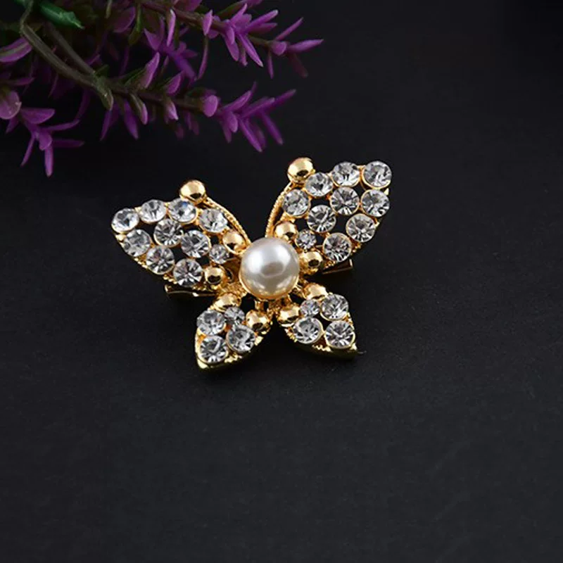 Sophisticated metal brooch, jacket from pearl lapel pin, accessory, protective underware, pin, European style