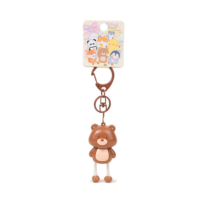 オリジナルミニ小動物引き脚シンプルな北欧スタイルのキーホルダーペンダントかわいい小さなペンダントギフト卸売|undefined