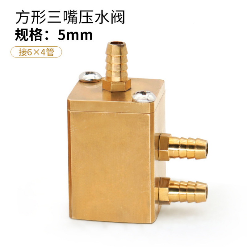 Silla dental Dental válvula de presión hexagonal Válvula de control de válvula de control de Junta Única accesorios de válvula de presión cuadrada