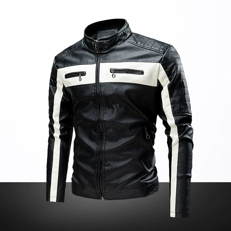 Winter polyurethane jacket, fleece retro jersey, 2024 years