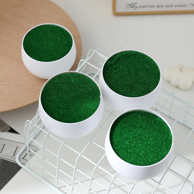 Set semplice di piante grasse verdi, decorazione versatile per la casa, adatto sia per uso interno che esterno_voghion.com