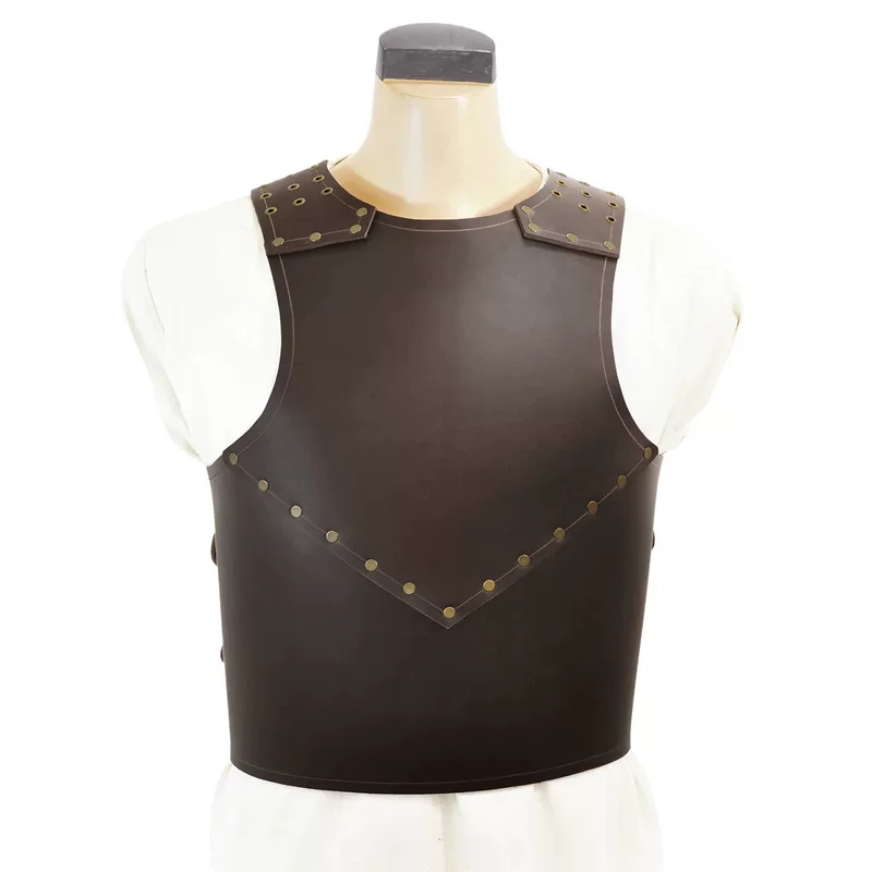 2023 Film and Television Props Wholesale European and American Retro Medieval Renaissance COSPLAY Warrior Leather Armor Breastplate