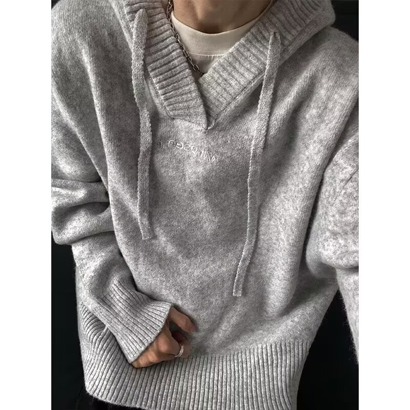 Simple Japanese-Style New Fashion Ins Versatile Artistic Harajuku Trendy High-Quality Arctic Velvet Sweater Lazy Simple Japanese-Style New Fashion Ins Versatile Artistic Harajuku Trendy High-Quality Arctic Velvet Sweater Lazy