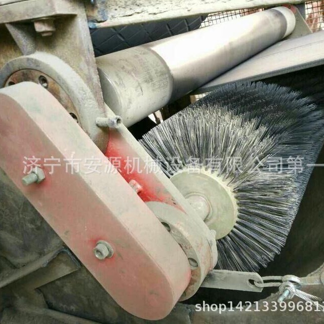 旋转式清扫器 尼龙毛刷清扫器  矿用滚刷式清扫器 毛刷清扫器