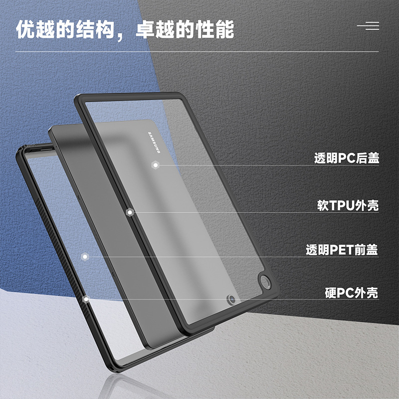 Nuevo adecuado Samsung A9 estuche protector para tableta impermeable IP68 sumergible estuche ligero y transparente