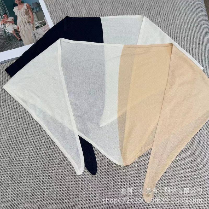 小众  2025秋冬新款条纹假两件套头针织衫女休闲慵懒风上衣+披肩|undefined