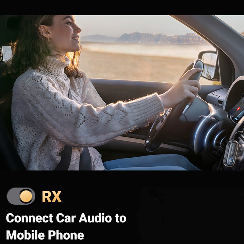 新しい BT13 aux ワイヤレス Bluetooth アダプタ 5.4 車の Bluetooth 通話オーディオ 3.5 ミリメートル受信トランスミッタ|undefined