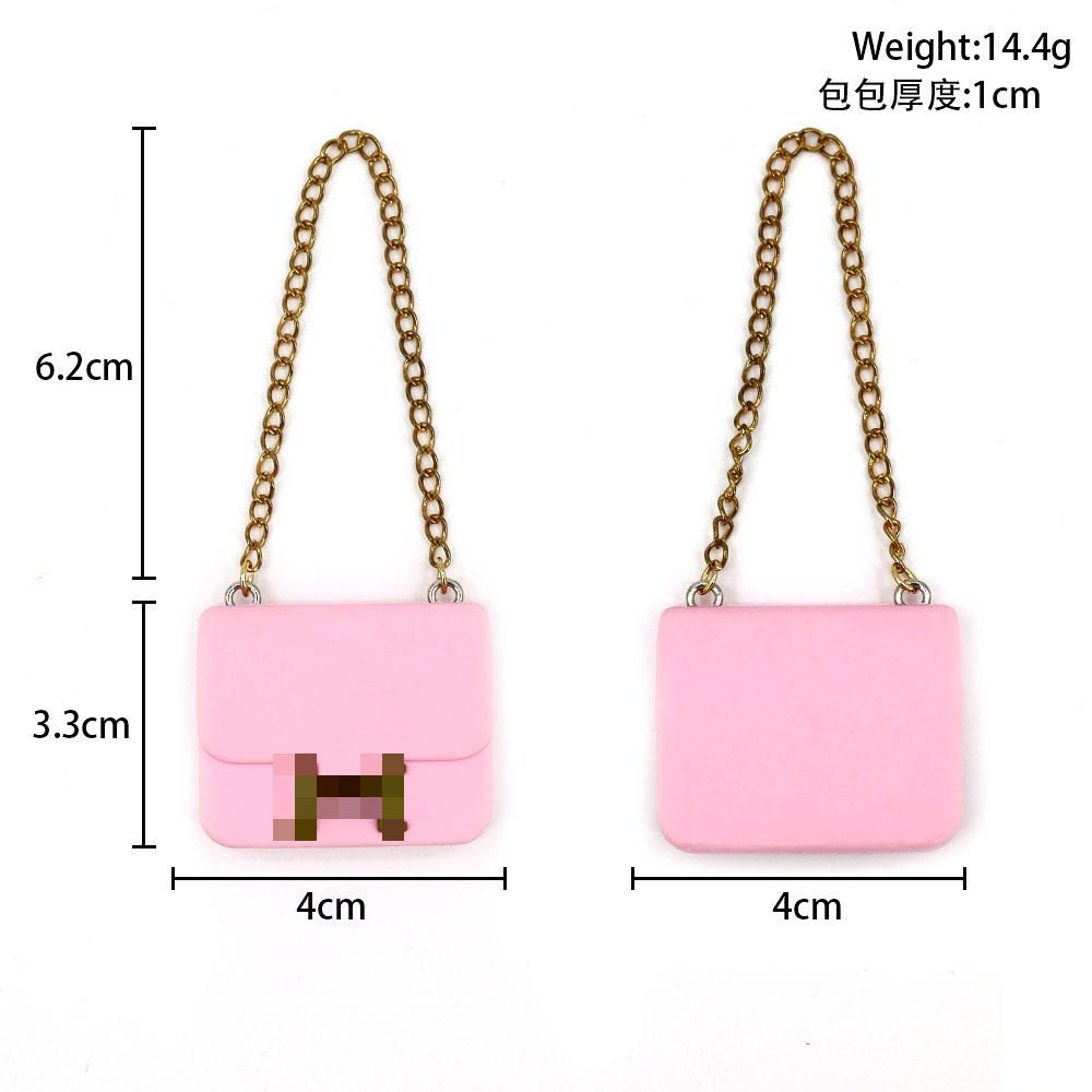 Dollhouse mini muñeca casa pequeña bolsa BJD bolsa de estilo de marca 6 centavos bolsa de muñeca 30 cm accesorios de muñeca